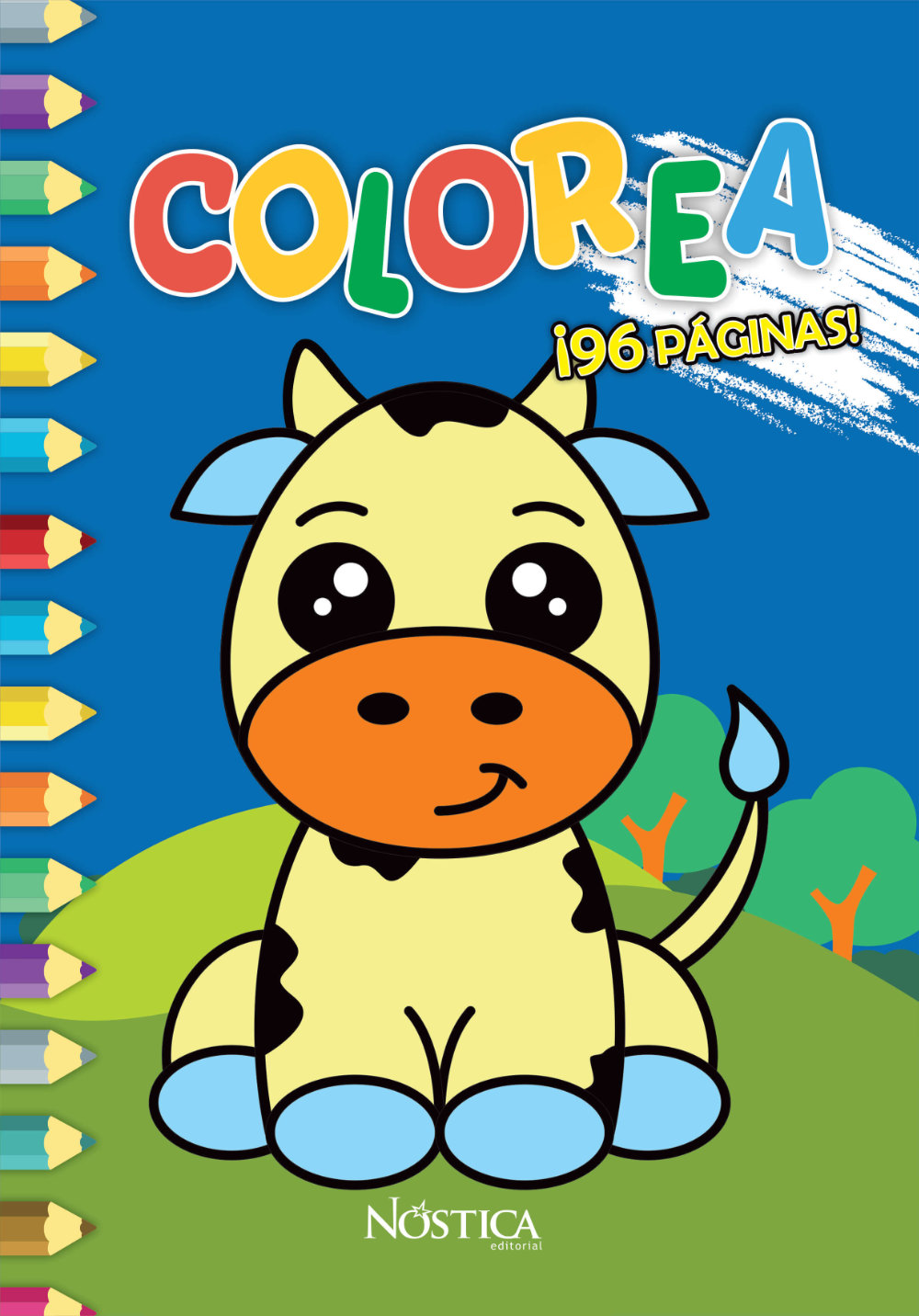 Colorea Animalitos. ¡96 páginas!