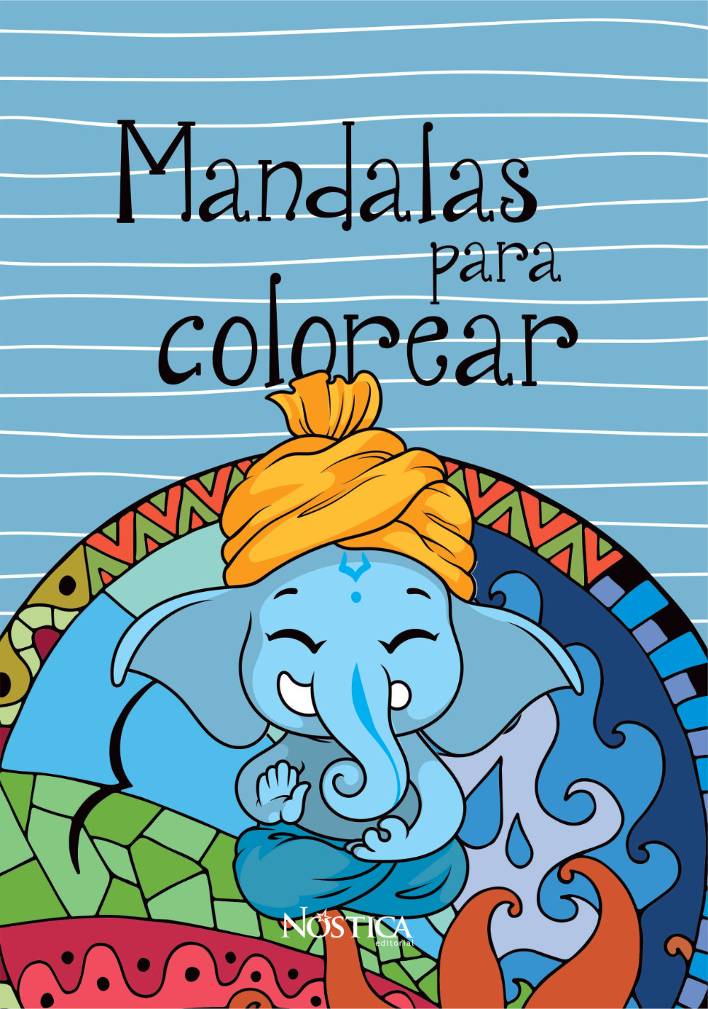 Mandalas para colorear (elefante)